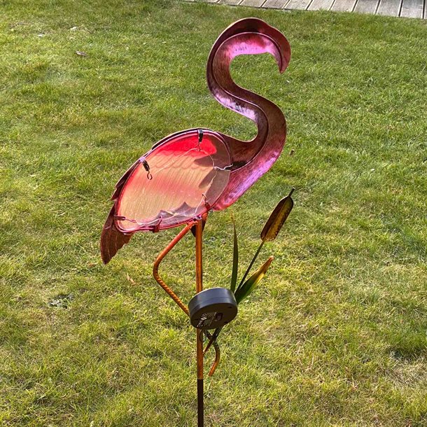 Dekorativ solcellelampe - Flamingo GL1012EZ Flamingo